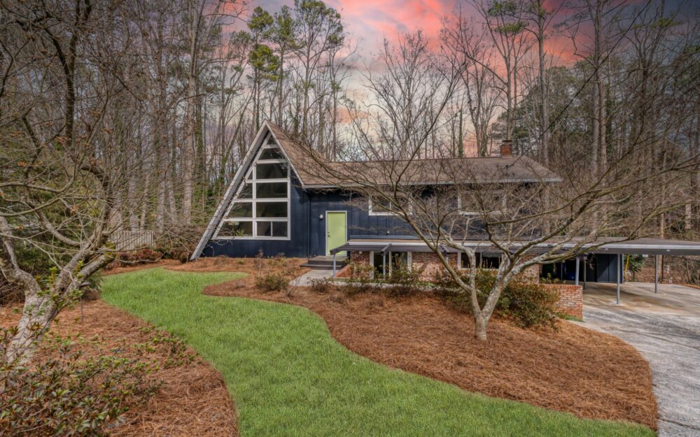 Mid-Century Modern A-Frame – 3894 Foxford Dr. Atlanta GA